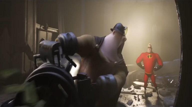 incredibles 2 underminer attack track set
