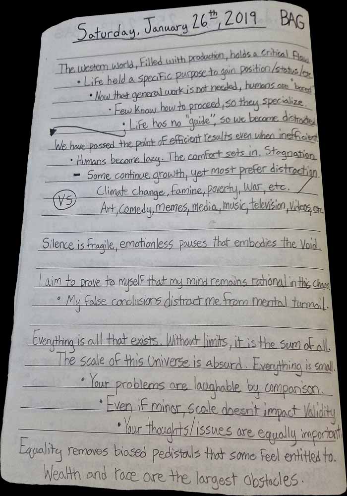 Brandon Grisham, Bagrisham, Internet, Notes, January, page 23