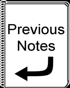 Previous Notes Button